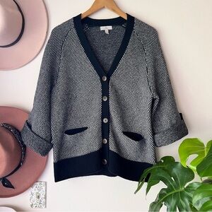 JOIE button front Cardigan Sweater womens SIZE XS merino wool cashmere‎ blend